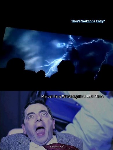 Thor Entry - Audience reaction🗿 Thor Arrives in wakanda⚡💥