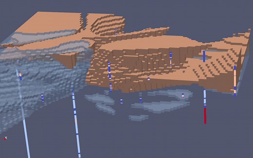 [转载] 基于Paraview&Pyvista可视化与Sklearn神经网络方法，使用钻井数据建立区域三维地质模型