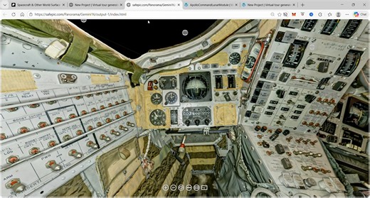 Spacecraft Guide on Instagram: "In this video, I’m opening the doors to the Spacecraft Interactive Virtual Museum, where you can explore the actual interior of the Apollo Command Module in VR. Move around the cockpit, click on switches, panels, and warning lights, and learn what they really did when humans went to the Moon. And yes—there’s a free VR tour anyone can access. No signup fees, no gimmicks, just pure spaceflight history you can touch. Those green dots you see? They’re portals into how