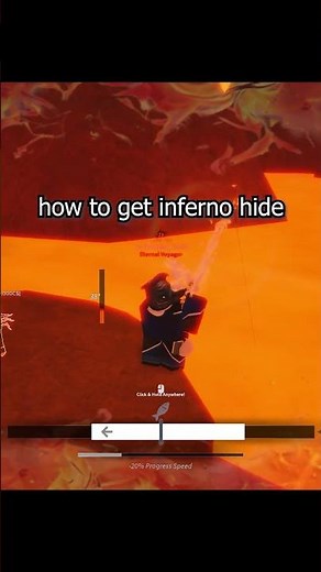how to get inferno hide #roblox #fisch