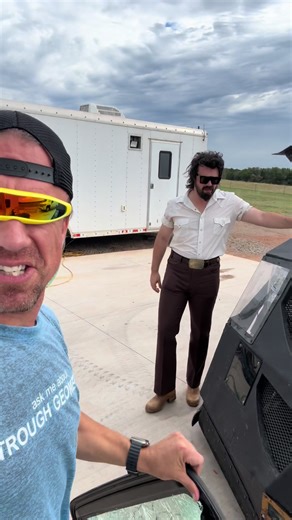 STORM CHASE MODE ACTIVATED on our way to our event at Mountain Home, Arkansas! There is a conditional risk of a significant #tornado this afternoon and evening across far northeast Oklahoma into northwestern Arkansas, possibly into southwestern Missouri. We are chasing this #tornado threat to our show in Mountain Home, and resuming the chase after the event during the magic hour. @willclay25 and @localmanweather fixed the sunroof of the Dominator Fore after the gorilla hail blowout. Dominator 3 