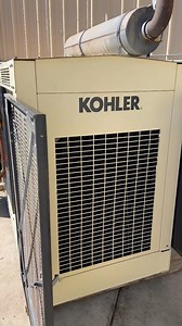 Generator Source offers 20 kW - 4 MW industrial generators. We offer natural gas and diesel units. Here this Kohler goes through a load bank test before shipping to a client. Call (866) 518-1240 for generator sales. #generators #kohler #loadbank #industrial #naturalgas | Generator Source