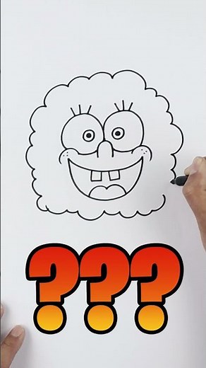 Drawing Spongebob Squarepants from Memory