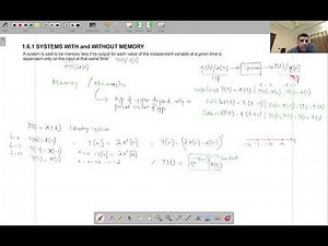 1.6.1 Memoryless and Memory based Systems