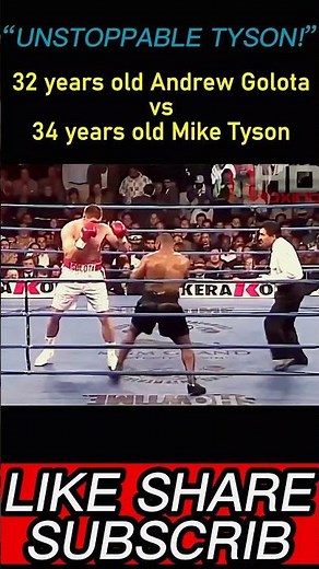 Mike Tyson DESTROYS Andrew Golota 😱🥊 #boxing #ufc #mma #trending #knockout #ko #fightnight