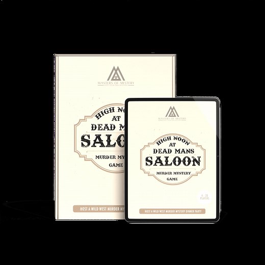 Wild West Cowboy Murder Mystery Host Your Own Game Kit