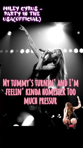 Miley Cyrus - Party in the USA. #partyintheusa #mileycyrussong