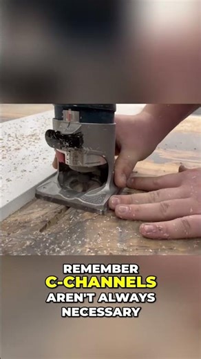 Woodworking Secrets: C-Channels - When and Why? #shorts