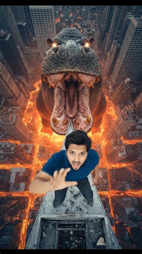 @dangerversee on Instagram: "“Apocalypse Begins 🔥 Giant Lava Monster Attacks The City 😱” , , , , , #reels #viralreels #monster #apocalypse #aivideo cinematic giantmonster danger vfx edit trending reelsindia viral instagramreels explorepage fyp shock movievibes 3dart aiart fantasy viralvideo"