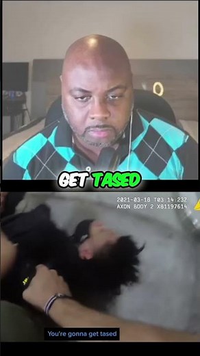 Police Tase Incident: Stop Resisting, Hands Behind Back! #shorts