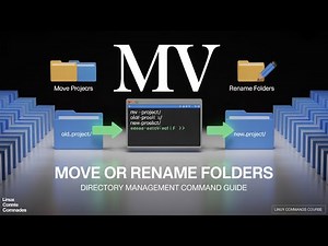 Linux mv Command Explained | Move & Rename Directories in Git Bash (Windows 11)