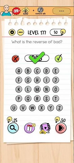 Brain Test Level 177 Solution & Walkthrough | Tricky Puzzles (Android & iOS Shorts)