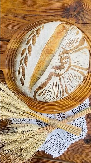 Overproofed Sourdough but Still Beautiful | Scoring a Fragile Loaf with a Wheat Pen 🌾 #sourdough