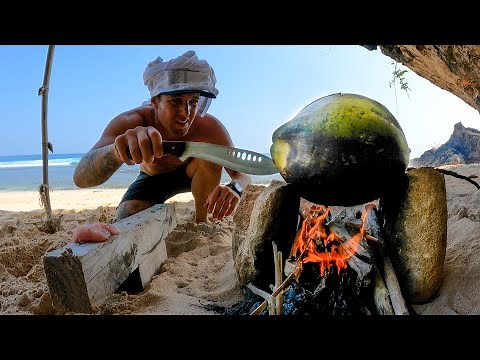 COOKING FISH IN A COCONUT??? AN EPIC CATCH AND COOK