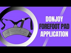 Learn How to Apply the Donjoy Iceman Forefoot Pad