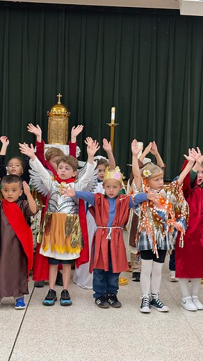 When the saints go marching in! 🎶 | Christ the King Catholic School