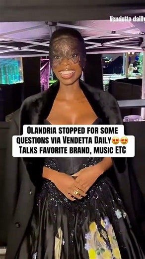 Olandria answered some questions via Vendetta Daily #olandria #nicolandria #bridgerton #netflix