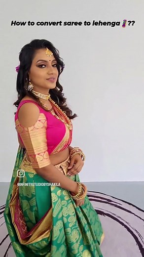 Saree to Lehenga Draping Tutorial: Step-by-Step Guide