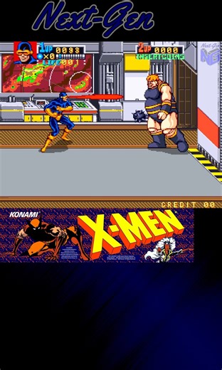 X-Men | Arcade | 1992 #videogames #gaming #gamingcommunity #fblifestyle #gameplay #xmen #konami #arcade #retrogaming | Next-Gen Gaming