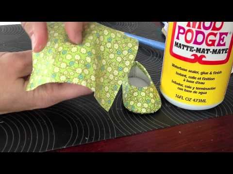 How To Make No Sew Custom Doll Shoes