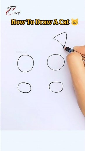 Cute Cat Drawing 😺 | Easy Cat Drawing Step By Step ✏️ #shorts