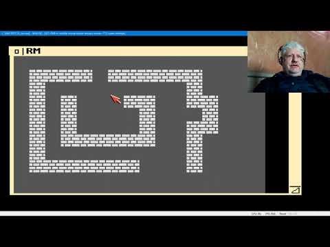 AmigaBASIC RPG Demo using Raster Master Sprite and Tile Code - Day 135