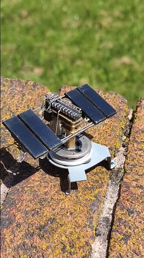 Light-tracking BEAM robot enjoying the sunshine #shorts