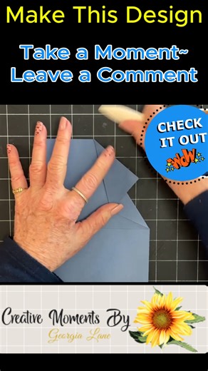 Want the FULL TUTORIAL? TAKE A MOMENT~LEAVE A COMMENT - we'll send link ASAP❤️ If you love a fun fold that LOOKS fancy but is truly easy, you are going to adore today’s Arrow Card! The front flap forms a triangle “arrow point,” and those two side flanges give it the cutest arrow look — all made with just a couple of simple score lines. | Creative Moments By G