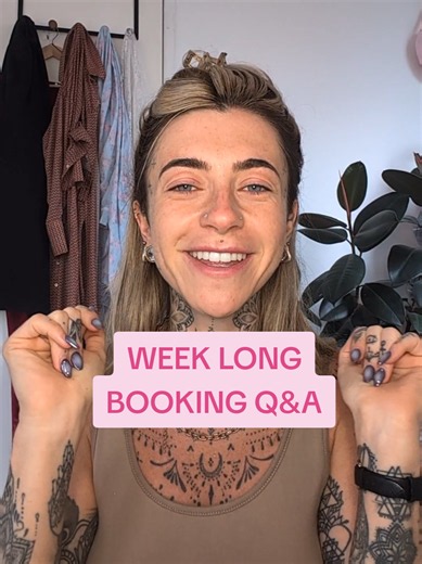 Week Long Booking Q&A — Answering Fun Questions
