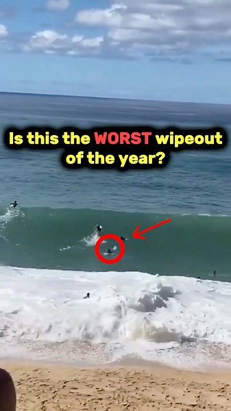 You Won't Believe This Crazy Surf Wipeout!