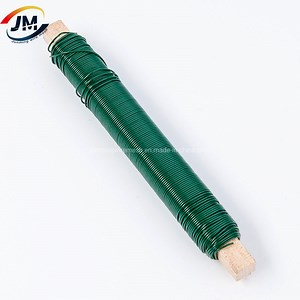 [Hot Item] 24 Gauge Green Floral Wire Florist Stem Wires for Decorations and Garden Craft 16 Inch Length