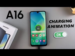 How To Enable Charging Animation On Samsung Galaxy A16