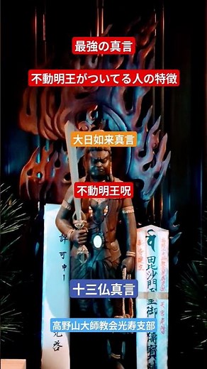 【最強の真言】十三仏真言（諸願成就・心願成就・大願成就）：大日如来真言・不動明王呪・地蔵菩薩真言 #不動明王がついてる人の特徴 #最強の真言