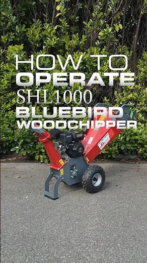 How To Start And Operate A Bluebird SHL1000 Wood Chipper!