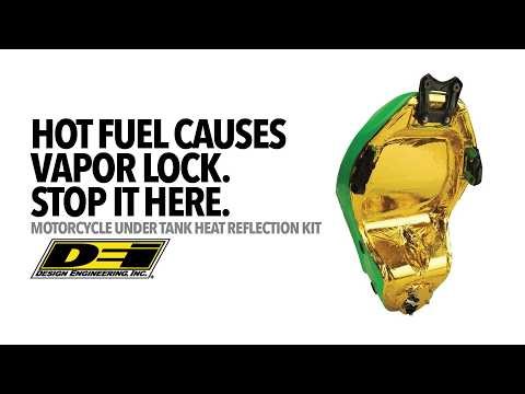 Motorcycle Under Tank Heat Reflection Kit by Design Engineering, Inc