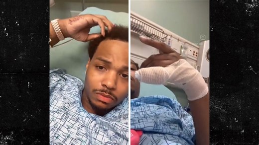 Bhad Bhabie's Baby Daddy Le Vaughn Posts Hospital Video After Being Shot
