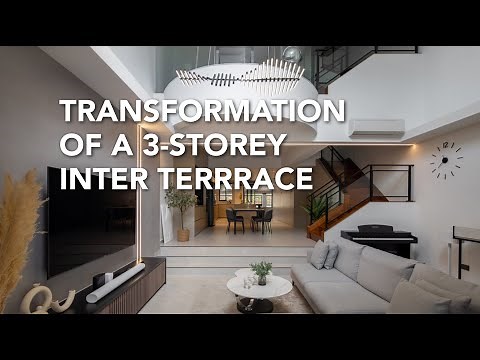 Transformation Of A 3-Storey Inter Terrace | Interior Design Singapore | Lemonfridge