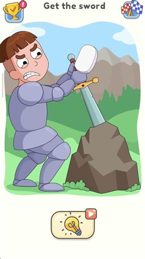 Get the sword DOP 5 Delete One Part Puzzle Game 😳 (Walkthrough + Tips) #shorts #ytshorts #gaming