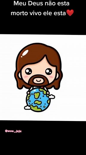 Animated Jesus Character Expresses Meaning of Faith