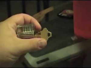 How Bump Keys Work w/ Clear Lock for Easy Visibility.mpg