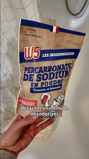 Whiten laundry naturally #naturalcleaning #sodium percarbonate