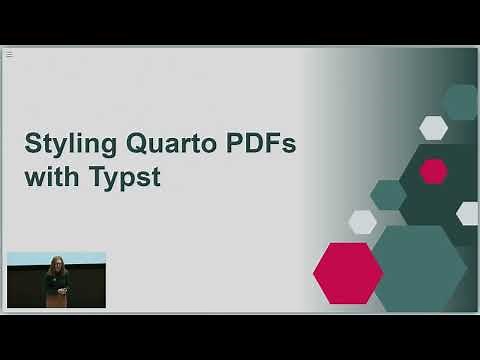 Nicola Rennie: Styling Quarto PDFs with Typst