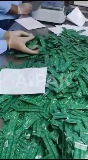 How sugar stick manually packed in Saudi Arabia?