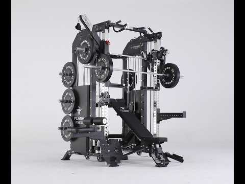 Flash Fitness F50 Smith Machine Combo