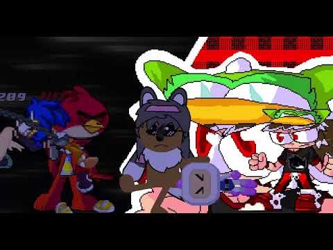 Mugen Request - Rayman, Chri$7i@n, Sonic & Bomberman VS LightPinkCrystal21, D4 Miku, Red & Evil Elmo