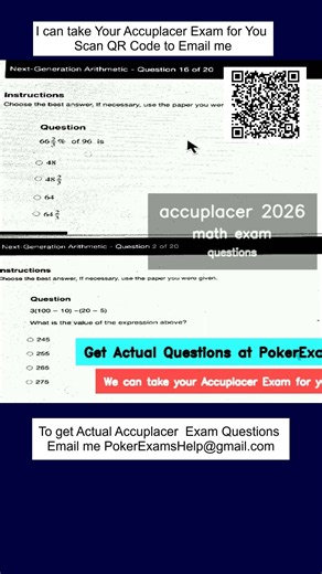 accuplacer 2026 math exam questions #exampreparationtips #accuplacer
