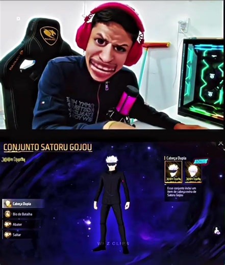 Tutorial de como pegar nova skin do gojo ☠️ #freefire #shorts #fy #urielxiter #ff #explore