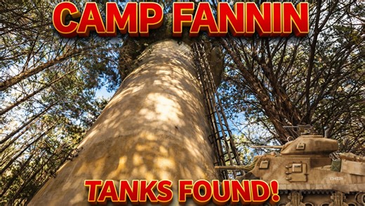 Exploring the lost WW2 Camp Fannin and abandoned tanks