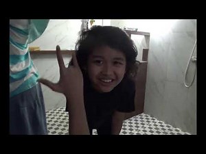 bedtime routine, clean up in my brother's bathroom before sleep