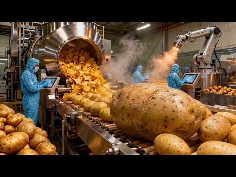 Modern Factory Processes: From Potato Tubers to Irresistible Crispy Chips